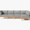 Teak Corner Patio Sofa